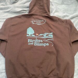 Maison Par Dark Brown Golf Hoodie